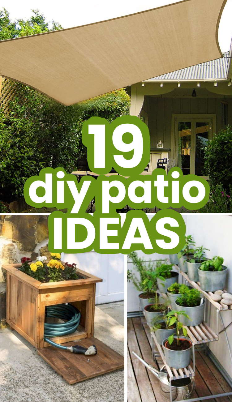 19 Patio DIYs to Spruce Up Your Outdoor Living Area - One Crazy House