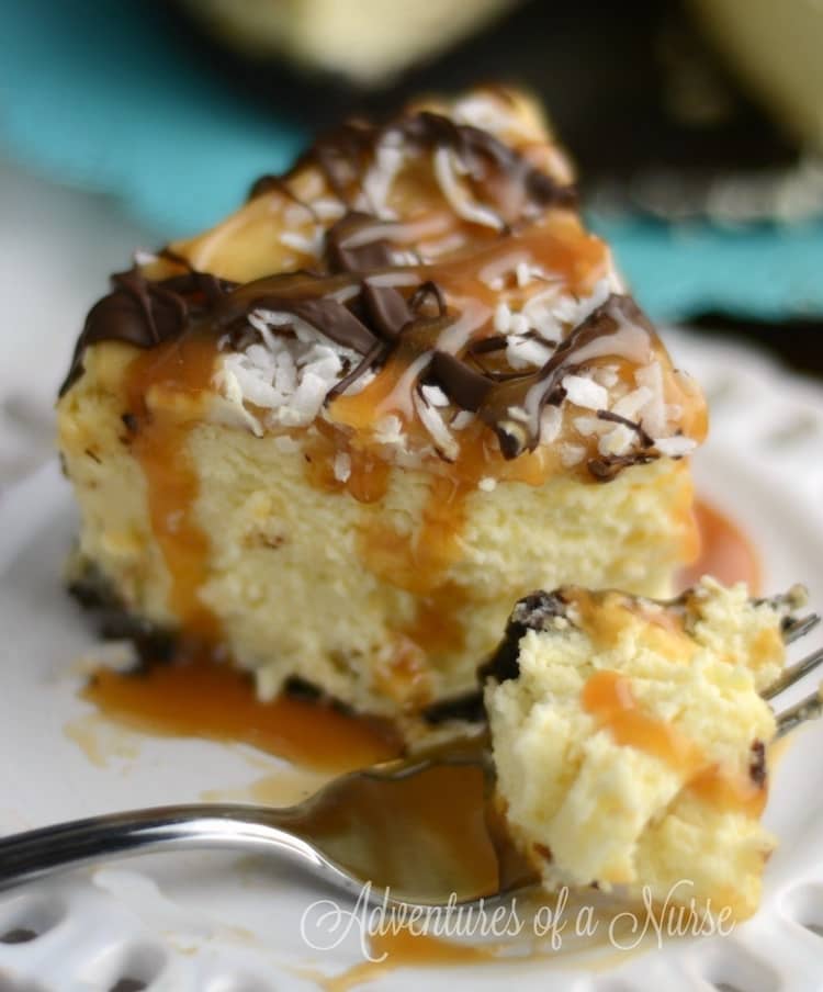 Samoa Cheesecake