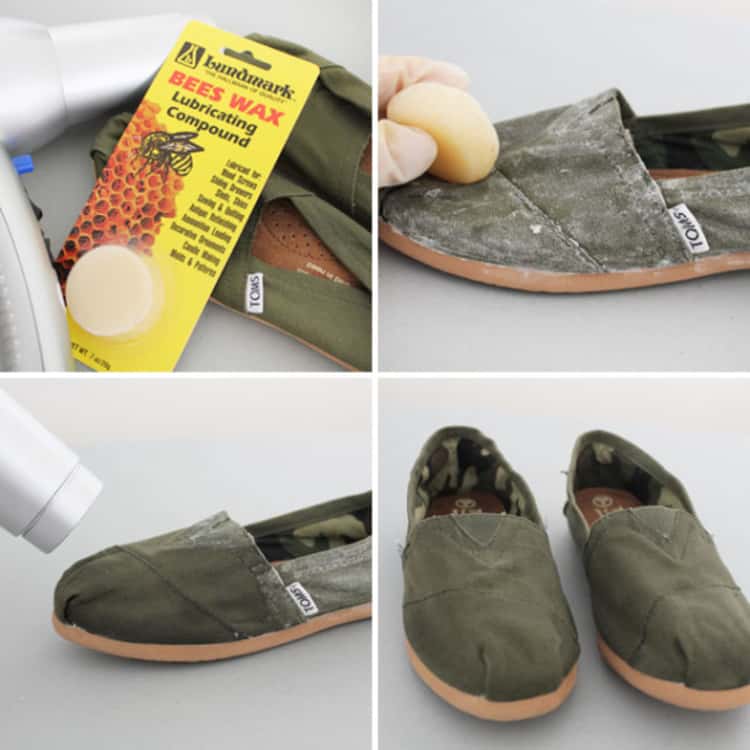 waterproof shoes with beeswax shoe hack