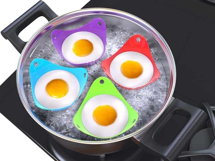 Silicon egg poacher instant pot accessory