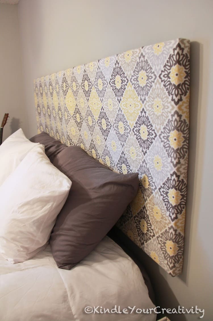 DIY Fabric Headboard