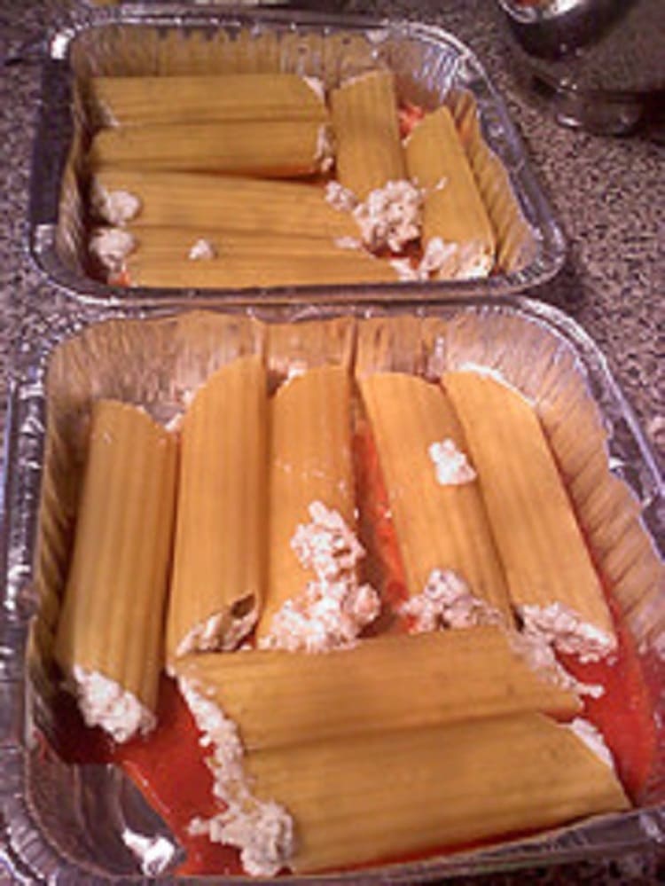 Manicotti Make Ahead Freezer recipe