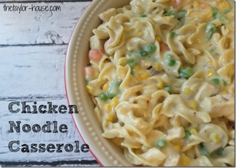 Chicken Noodle Casserole