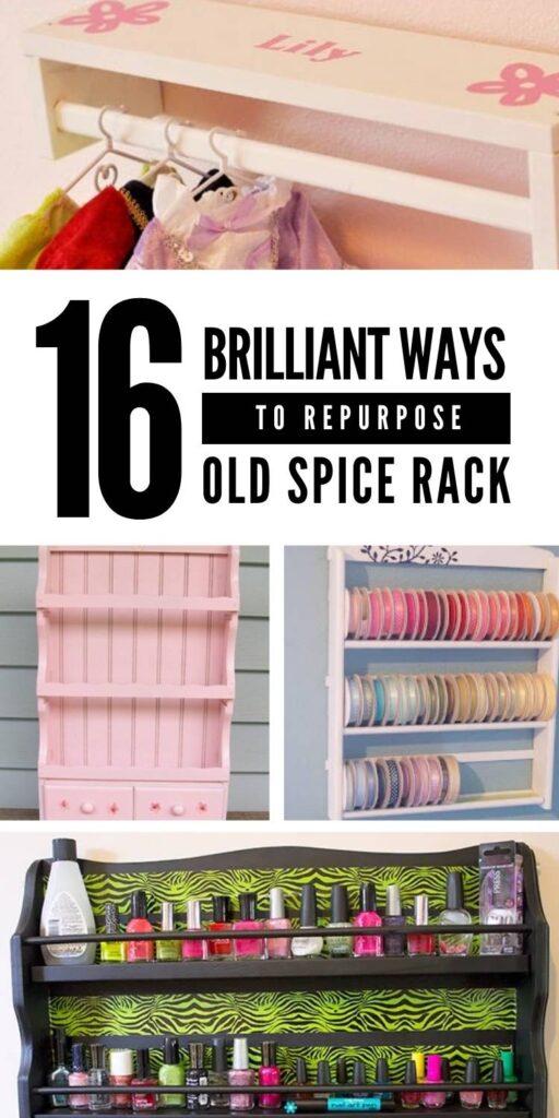 16 brilliant ways to repurpose old spice rack collage - Pinterest