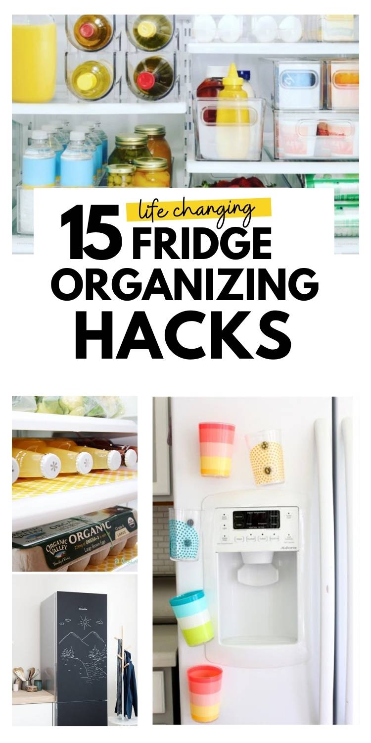 15 Life-Changing Fridge Organization Hacks - colorful and fun fridge organization products that keep your fridge neat