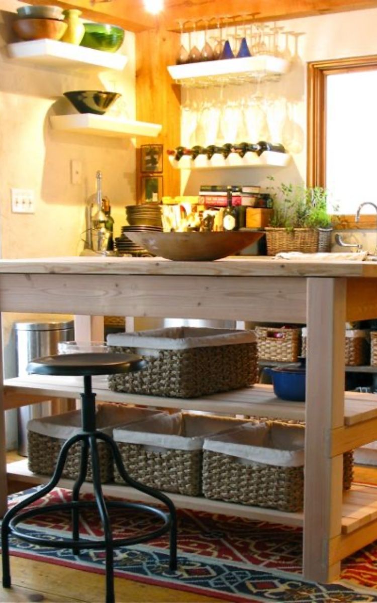 Farmhouse kitchen island