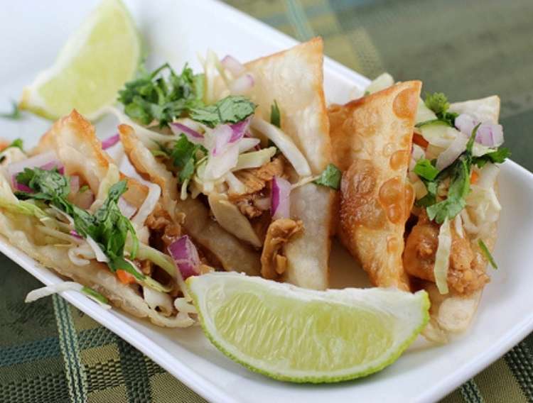 Applebee's copycat recipe Wonton Tacos