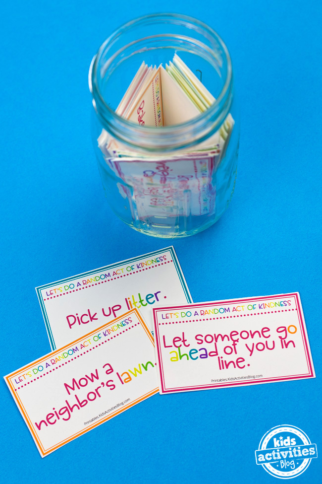 Random acts of kindness printable cards