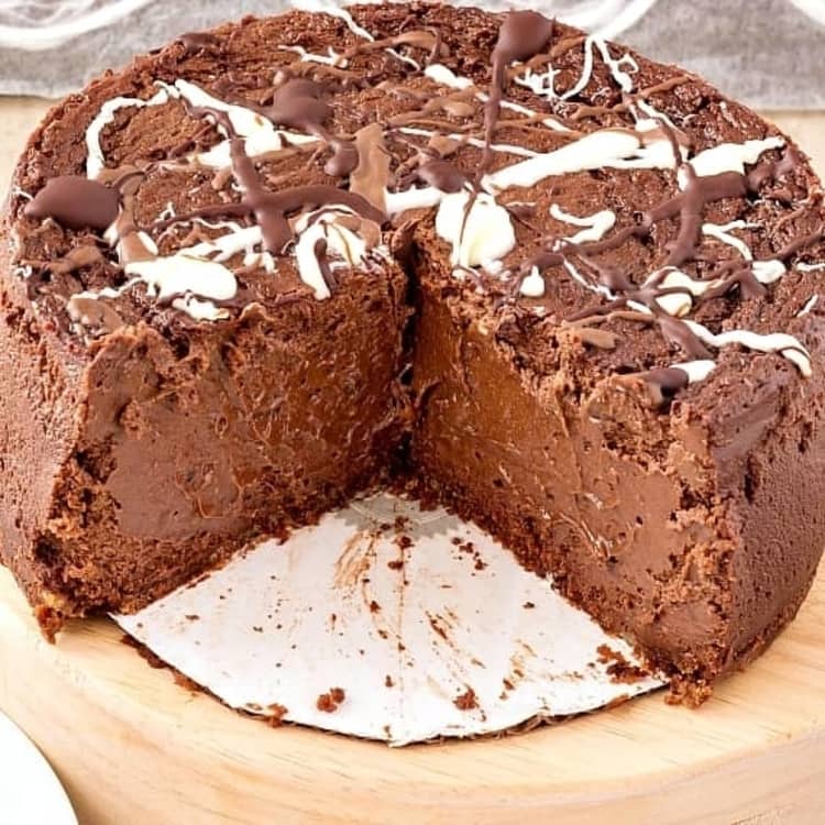 Double Chocolate Cheesecake Dessert in a pressure cooker