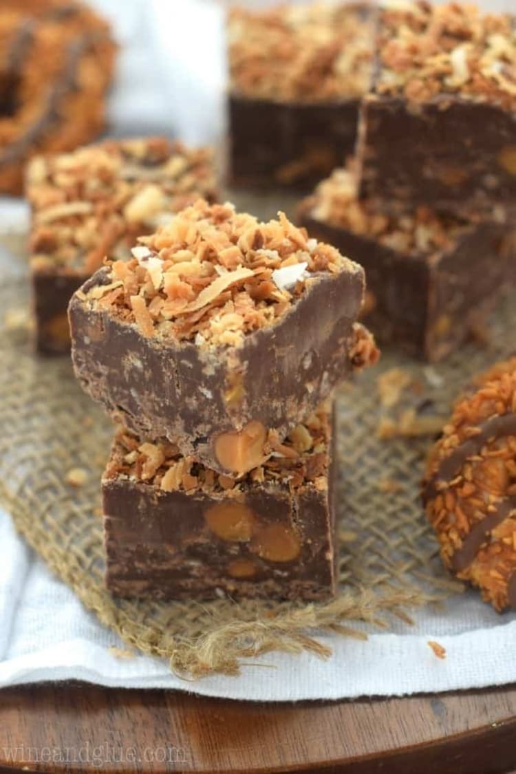 Samoa Fudge Gift Recipe