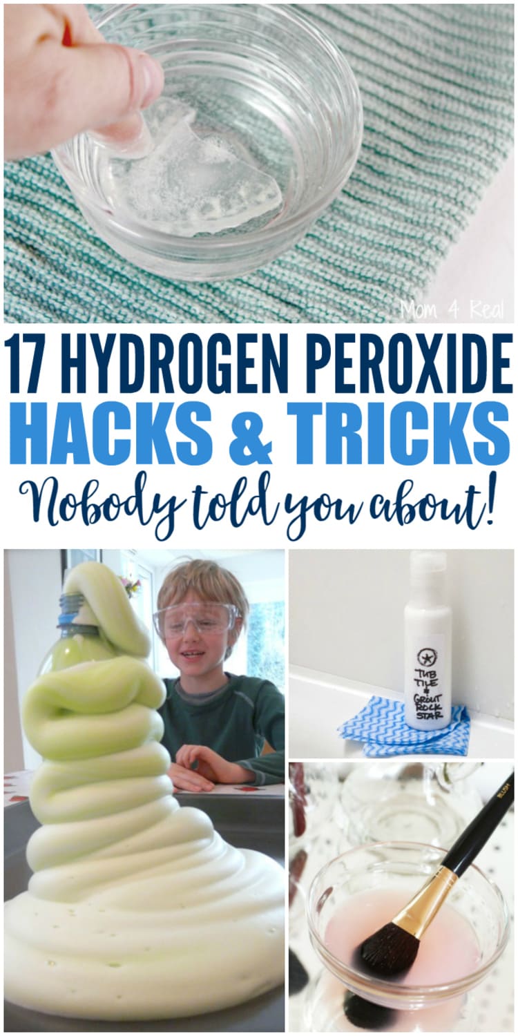 From cleaning to creating, here are 17 hydrogen peroxide hacks and tips!