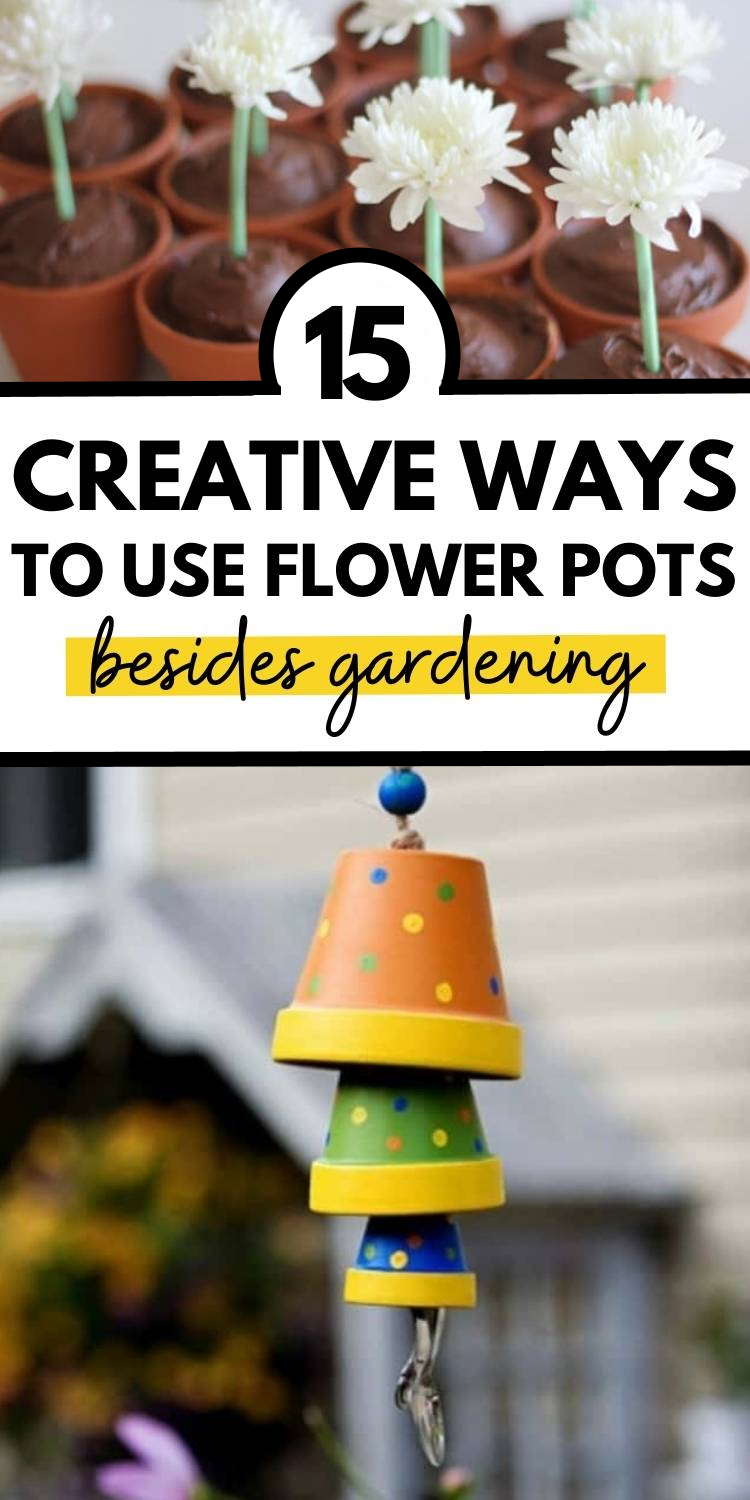 15 Creative Ways to Use Flower Pots (Besides Gardening)