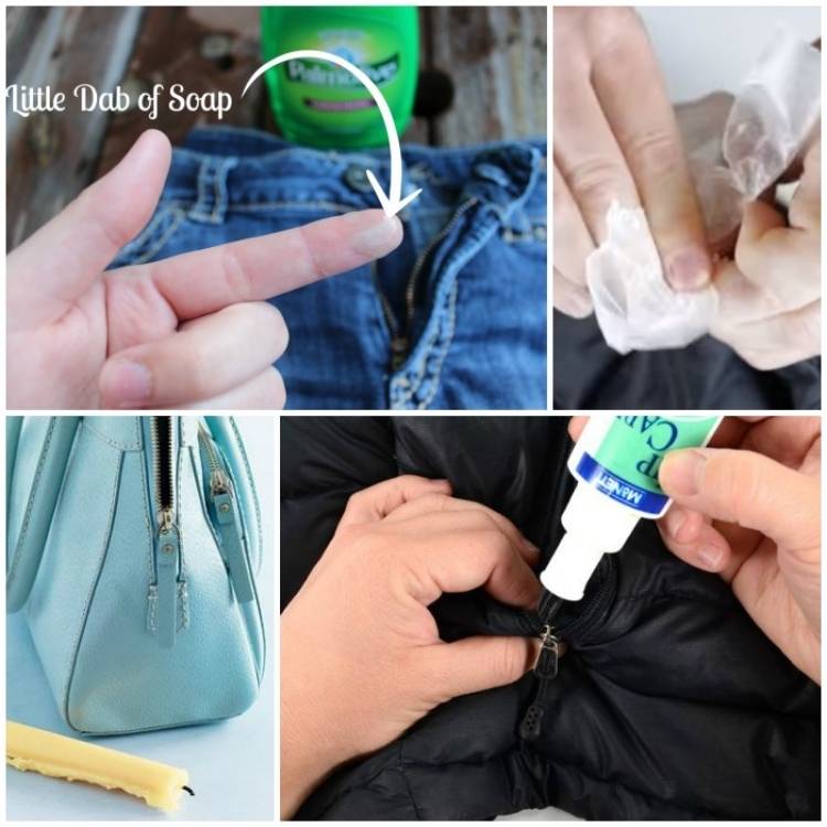 How to fix a zipper collage