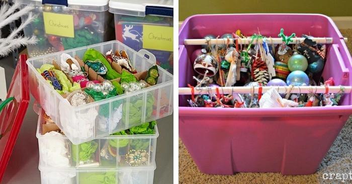 15 Clever Christmas Ornament Storage Ideas To Keep Them Safe