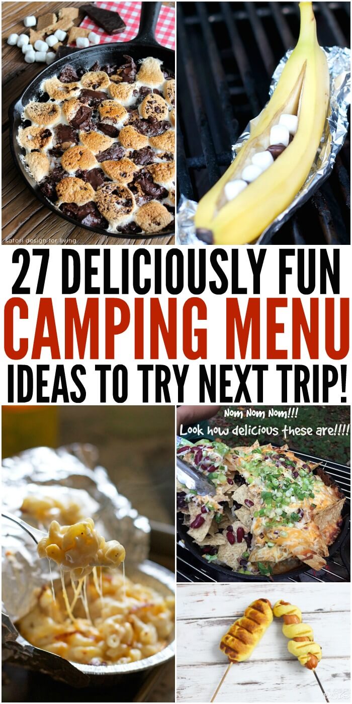 28 Irresistible Camping Food Ideas - One Crazy House
