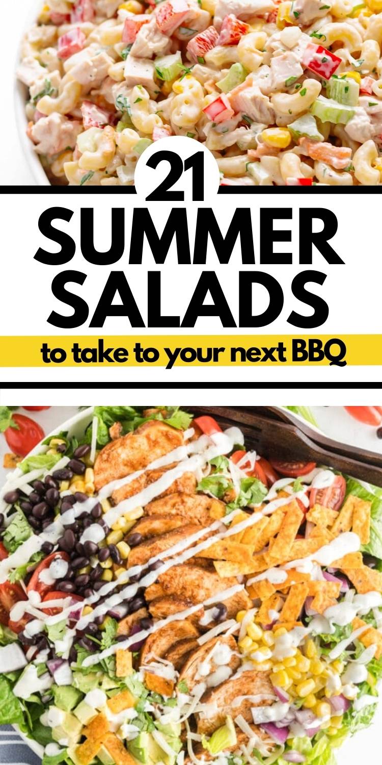 two summer salads perfect for barbecues